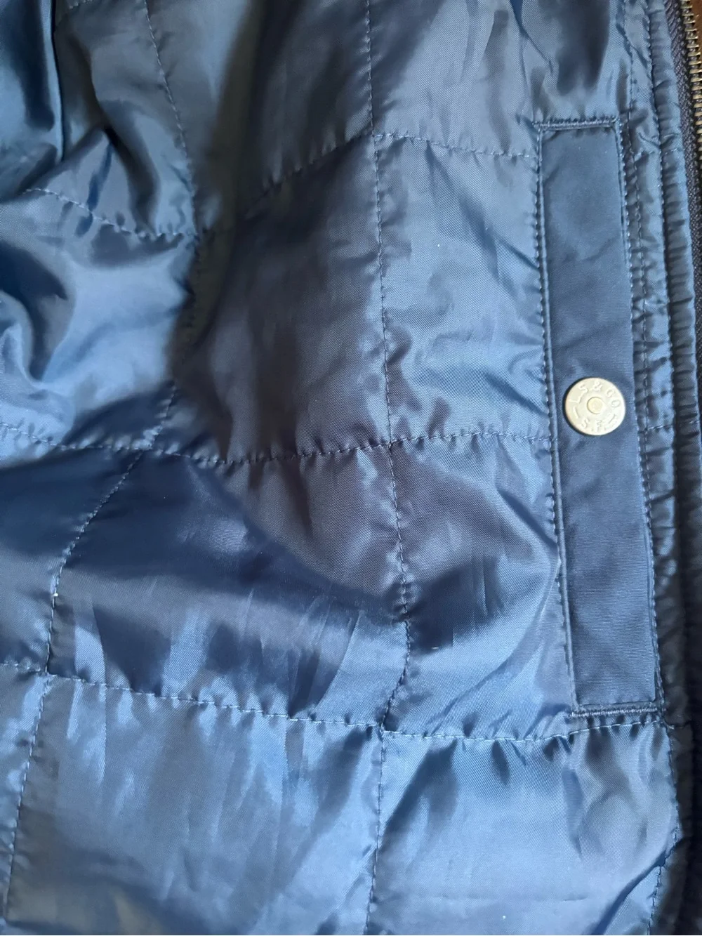 Men's Levi Navy Bomber Jacket Thermal Insulation Size Small